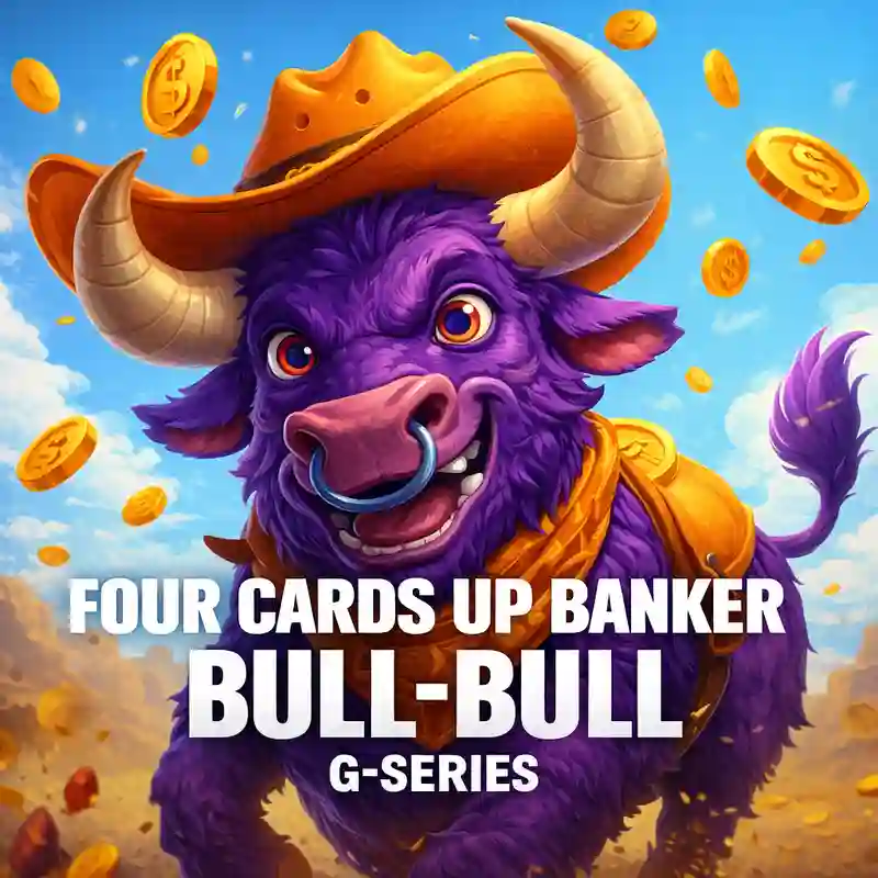 Apat na Kard sa Itaas ng Tagapondo ng Bull Bull Casino Game